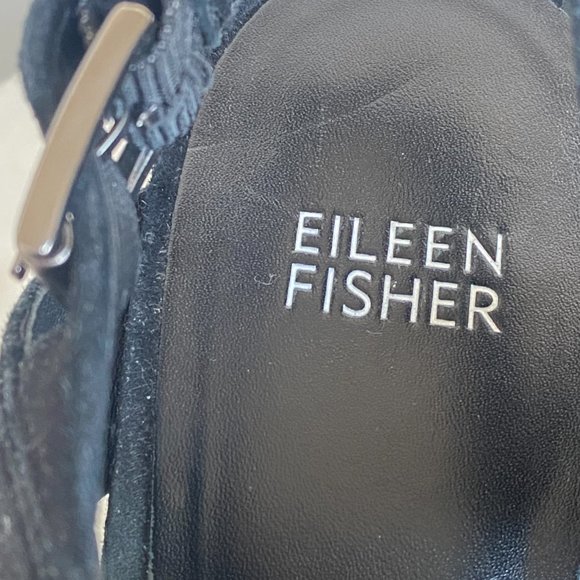 EILEEN FISHER Suede Slingback Heel - Picture 5 of 6